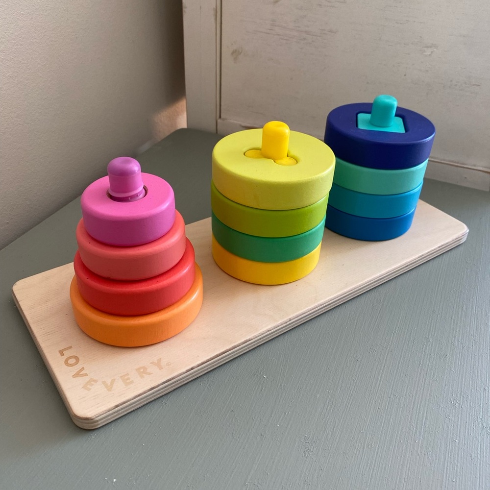 Lovevery Colorful Stacking Toy Set